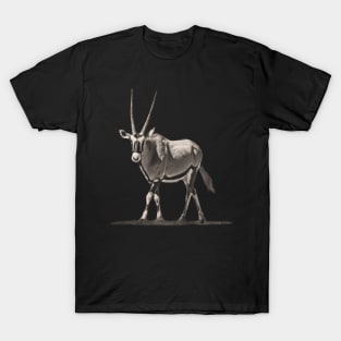 Oryx Antelope Full Figure for Oryx and Gemsbok Fans T-Shirt